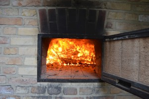 Feuer im Ofen