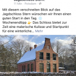 Das Jagdschloss Stern auf Facebook