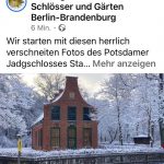 Jagdschloss Stern auf Social Media