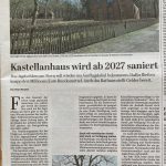 Kastellanhaus wird ab 2027 saniert